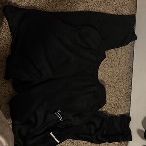 Nike Black Joggers with White Logo